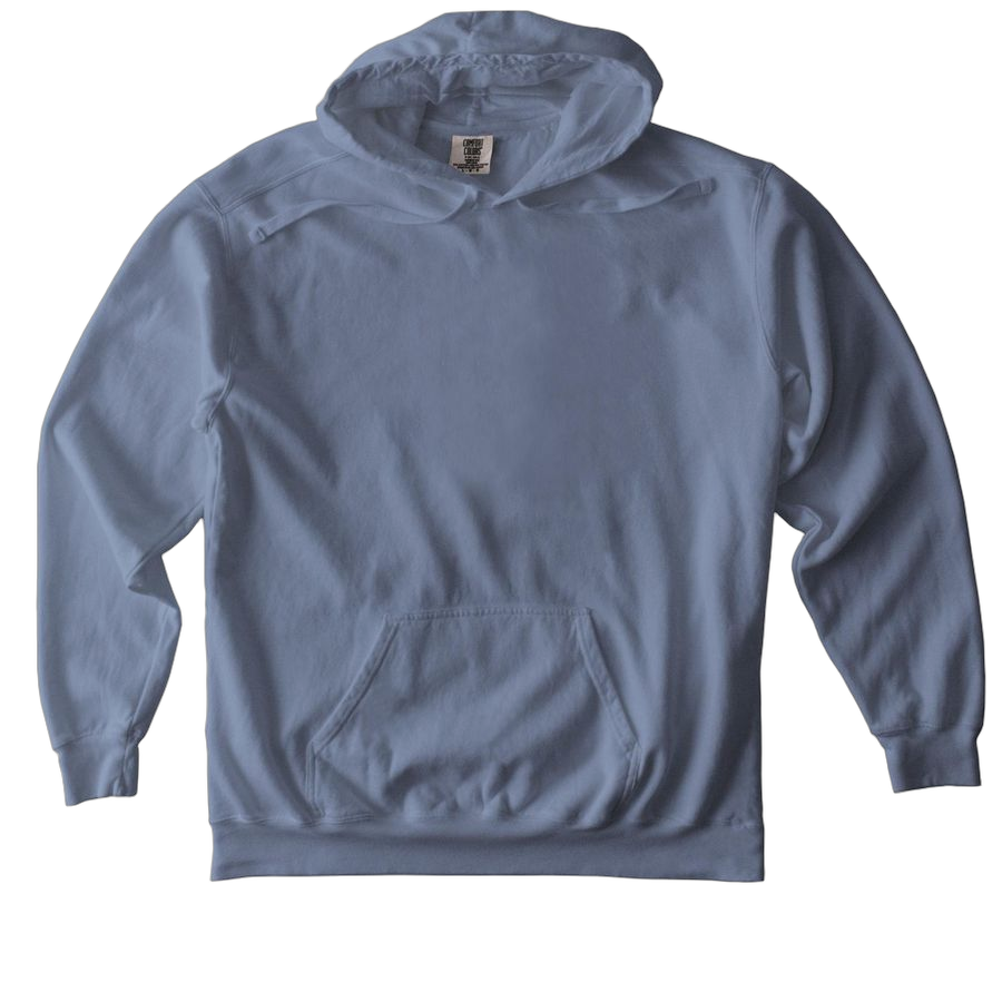Blue Jean Comfort Colors Pullover Hoodie